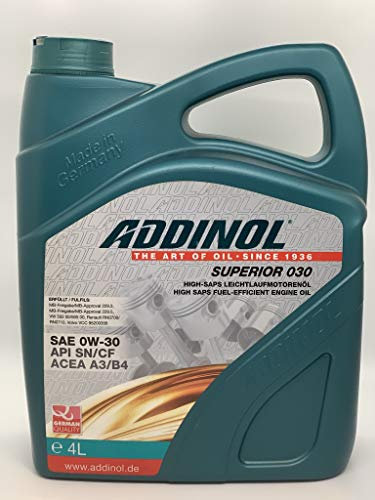 ADDINOL SUPERIOR 0W-30 A3/B4 Motorenöl, 4 Liter