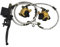 GOOFIT Frontscheibenbremse Hauptbremszylinder Hydrauliksattel Ersatz für China 50cc 70cc 90cc 110cc 125cc ATV Quad