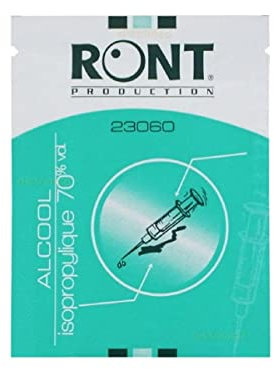 Sporti France - LOT DE 10 SERVIETTES ALCOOL 70