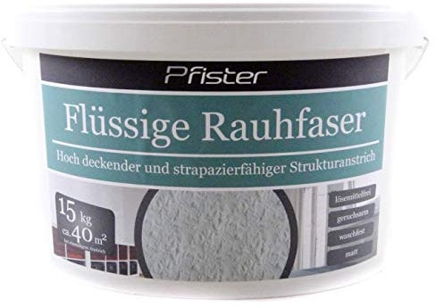 Flüssige Raufaser Pfister weiss 15kg