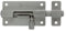 Amig - Perno di sicurezza per porte di passaggio | Acciaio inossidabile 18/8 | Installazione facile | Versatile per camere da letto, bagni ed esterni, argento, 80 mm, acciaio inossidabile