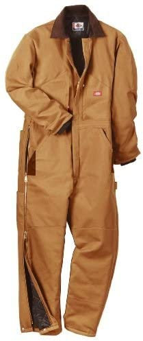 Dickies Men's Premium Insulated Coverall, Brown Duck, X-Large-Regular