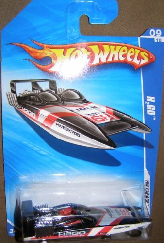 2010 HOT WHEELS HW GARAGE 077/240 BLACK/WHITE H2GO 09 OF 10 by Hot Wheels
