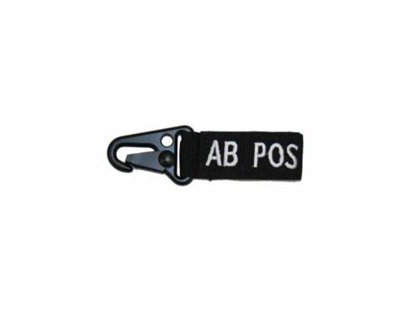 Condor SOS Blutgruppen Anhänger Black AB POS