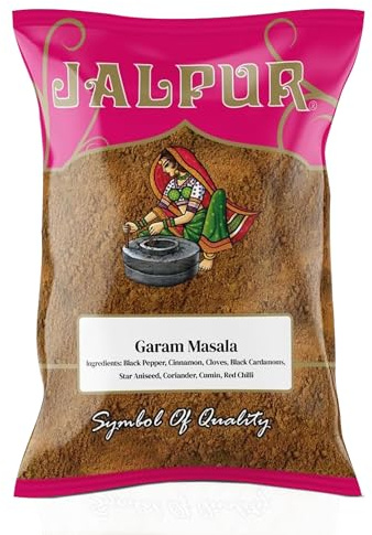 Jalpur Garam Masala 200g | Authentic Indian Garam Masala Powder | Traditional Spice Blend for Curries, Soups & Marinades | Bold Aromatic Flavour | Fresh Ground Whole Spices Mix | Traditional Seasoning