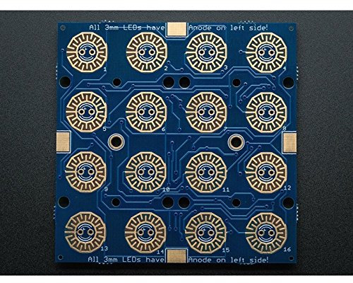 Adafruit Trellis Monochrome Driver PCB for 4x4 Keypad & 3mm LEDs