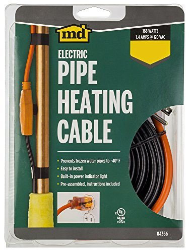 MD Productos 18 Pipe Cable Calefactor con termostato 64428