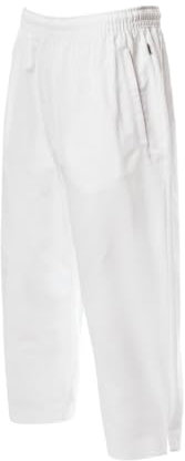 Trigema Men's 615292 Sports Trousers, White (white 001), S (Manufacturer Size: S)