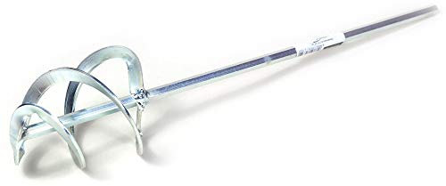 Helix Mixing Paddle 90mm x 500mm x 8mm HEX Shank Mixer, Plaster, Render Whisk, Stirrer Proper-Tools (G18/1640)
