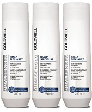 Goldwell Scalp Specialist Deep Cleansing Shampoo 3 x 250 ml Dualsenses GW
