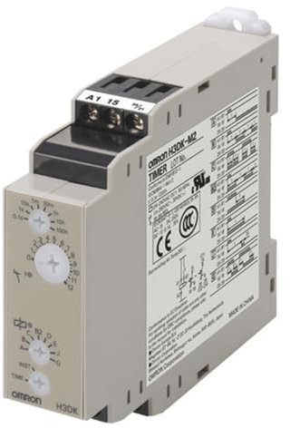 Omron temporizadores - Temporizador 22.5mm dpdt h3dk-m2 24-240vac/dc