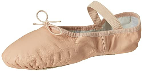 Bloch Dansoft Chaussons de danse en cuir pour femme, rose, 4 X-Narrow