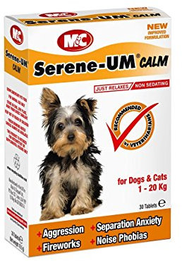 M&C Serene-Um Calm for Dogs & Cats x 30 Tablets 50g - Bulk Deal of 6x