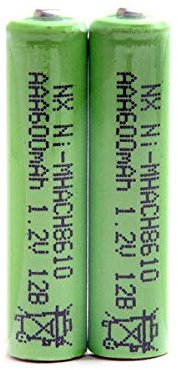NX - Batterie téléphone *2 AAA 1.2V 600mAh PP - Blister(s) x 2 -