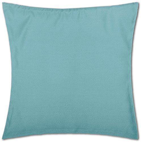 Bestlivings Kissenbezug Türkis (80x80 cm) mit verdecktem Reißverschluss - viele Größen und Farben