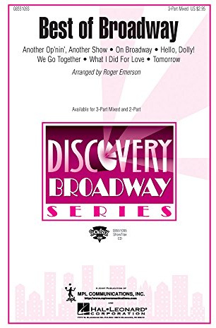 Hal Leonard Best of Broadway (Medley) 3-Part Mixed arranged by Roger Emerson