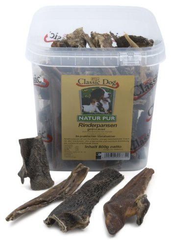 Classic Dog 43641 Rinderpansen im Eimer 800 g - Hundefutter
