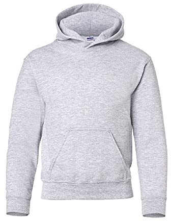 GILDAN Heavy Blend Childrens Unisex Hooded Sweatshirt Top/Hoodie (L) (Sport Grey)