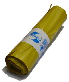 DEISS PREMIUM Abfallsack 70 Liter, gelb, Typ 60 (1 Karton = 250 Säcke)