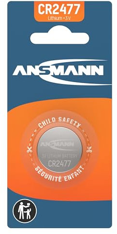 ANSMANN 1516-0010 Knofpzelle Batterie Lithium CR 2477 - 3V