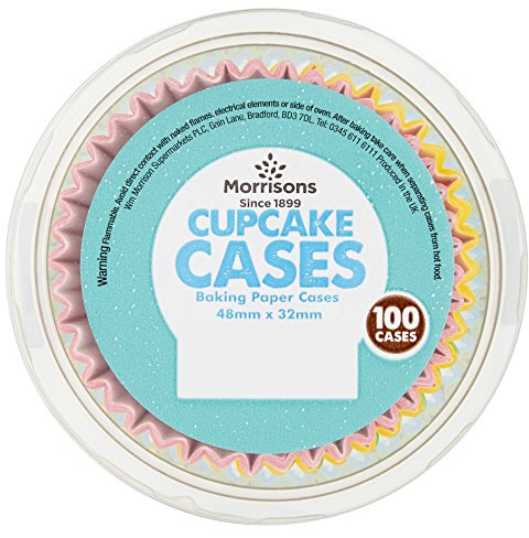 Morrisons Spotty Cupcake Cases, 100 Cases