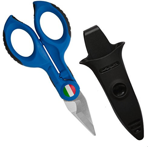 Intercable Forbice Spella e Tranciacavi da elettricista con Safetybox Edizione Limitata, Blu