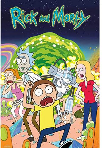GB eye FP4316 Rick & Morty Group Maxi-Poster 61 x 91,5 cm