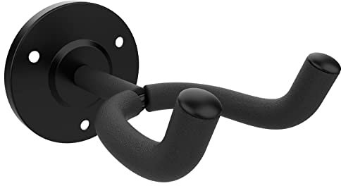 Audibax SG-05 - Guitare Stand Mural Porte - Guitare Électrique ou Acoustique dans - le-Mur de porte-manteau pour Guitare avec Protection en Caoutchouc - Largeur de l'Ouverture 55 mm