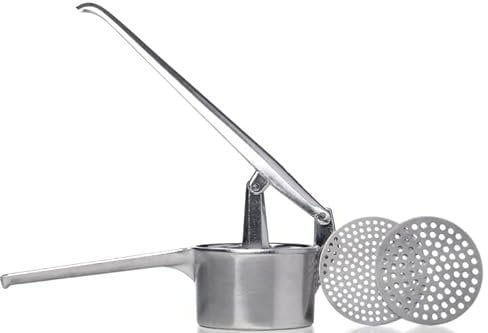 RISOLI' | RAVIOLCASA, Schiacciapassatelli in Alluminio Pressofuso Riciclato Brillantato, Schiacciapatate per Passatelli, Purè, Verdura, Made in Italy