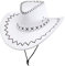 W WIDMANN MILANO Party Fashion - Cowboy Hut aus Kunsleder, Ranger, Sheriff, Cowgirl, Western, Fasching