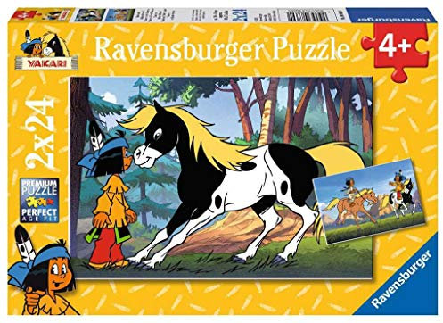 Ravensburger 88690 Kinderpuzzle 8869 - Yakari und kleiner Donner - 2 x 24 Teile