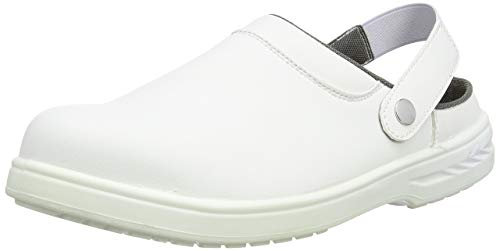 Portwest Zueco De Seguridad Steelite Sb Ae Wru, Tamaño: 38, Color: Blanco, FW82WHR38