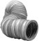 DIFF - Gaine PVC souple Ø80mm x 6m en filet - DIFF