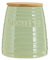 Premier Housewares Biscuit Ceramic Kitchen Storage Jars green Cookie Jars for Biscuits Canisters for The Kitchen Tea Coffee Sugar Tea Coffee and Sugar Canisters