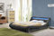 DRULINE Polsterbett Bett 180x200cm Gästebett Jugendbett Luxus Bett Led Bett Designer Bett Lederbett Bett mit hohem Kopfteil Jugend Bett mit Beleuchtung