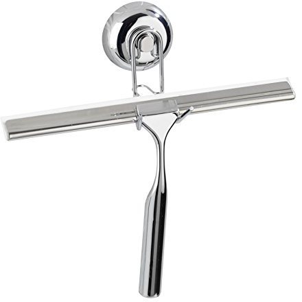 WENKO 20107100 Fiorina Magic Loc Essuie Glaces pour Salle de Bain