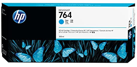 HP 764 Tintenpatrone Cyan, 300 ml