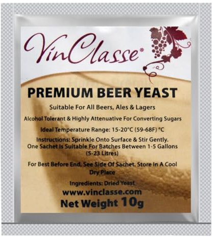 Vinclasse Premium Beer Yeast - 10g Sachet
