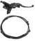 GOOFIT 22mm Bremshebel Griff mit Kabel Ersatz für Hydraulische Bremse Hauptbremszylinder Ersatz für 50cc 70cc 90cc 110cc 125cc 150cc Chinesisch ATV Quad