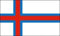Flagge 90 x 150 : Färöer-Inseln (DK)