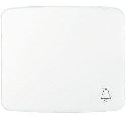 Niessen arco - Tecla pulsador timbre serie arco blanco alpino