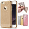 Visibee - Gold iPhone 6Plus, 6s-Plus Case, Bling Glitter Detachable Ultra-Thin Electroplating Technology Soft Gel TPU Silicone Case
