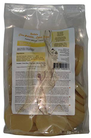 Storepil - BLONDE. 1kg de galets de cire pelable pour épilation