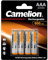 Camelion HR03 - Batterie micro AAA Ni-Mh ricaricabili, 1,2 V, 600 mAh, confezione da 4