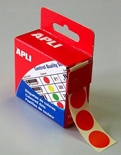 APLI-AGIPA 11743 Pastille Adhésive Diamètre 15mm Permanente Lot de 150 Violet