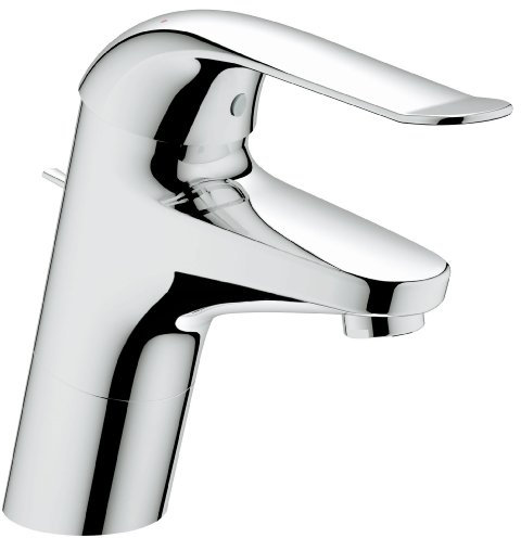 Grohe Euroeco Waschtisch-Einhebelmischer, 120 mm, verchromt 32766000 Silber