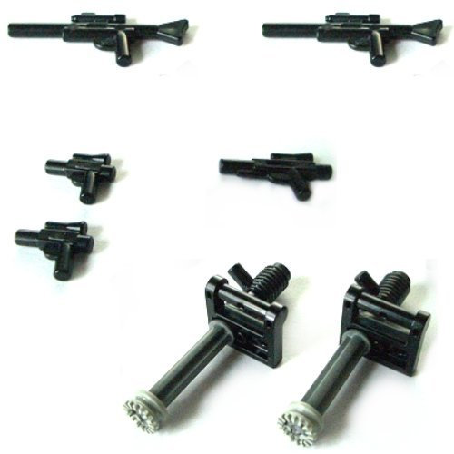 LEGO Star Wars Weapons Set - 2x Minigun, 2x Blaster Rifle, 2x Blaster Pistol & 1 Blaster