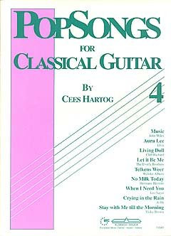 HARTOG CEES; POP SONGS 4 FOR CLASSICAL GUITAR; GIT