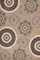 Lalee 347222469 Designer Teppich Muster Kreise 3D Konturen Glitzer Edel Größe 80 x 300 cm, beige
