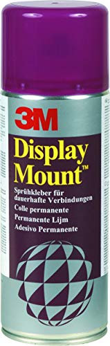 Scotch Adesivo Spray Display Mount per Adesioni Affidabili e Immediate, Trasparente, 400 ml